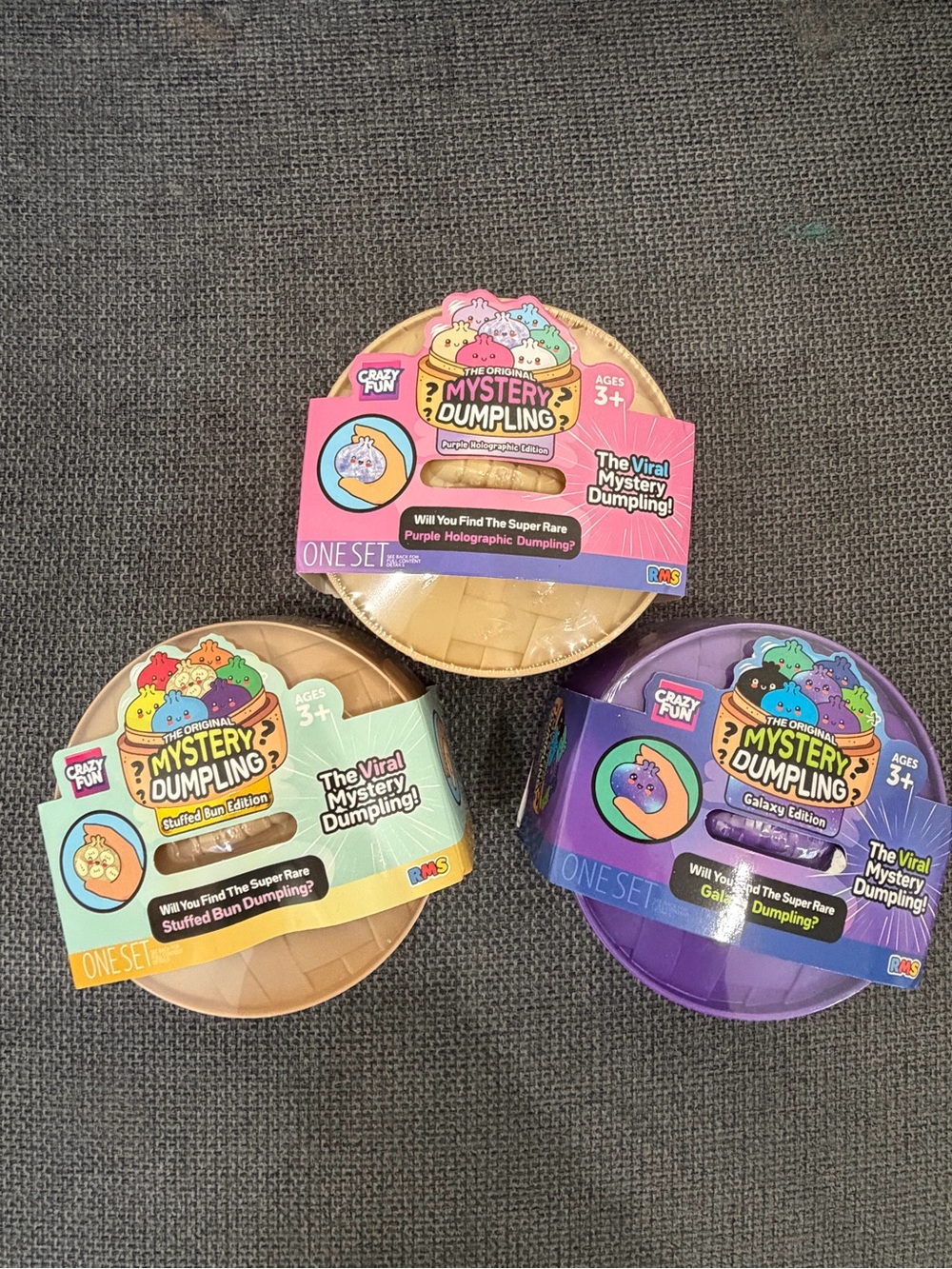 RMS Crazy Fun Mystery Dumplings Bundle 3 Pack